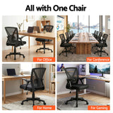 Office & Desk Chairs: Artiss Mesh Office Chair Mid Back Black