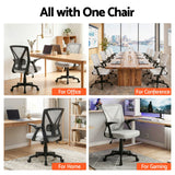 Office & Desk Chairs: Artiss Mesh Office Chair Mid Back Grey