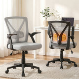 Office & Desk Chairs: Artiss Mesh Office Chair Mid Back Grey
