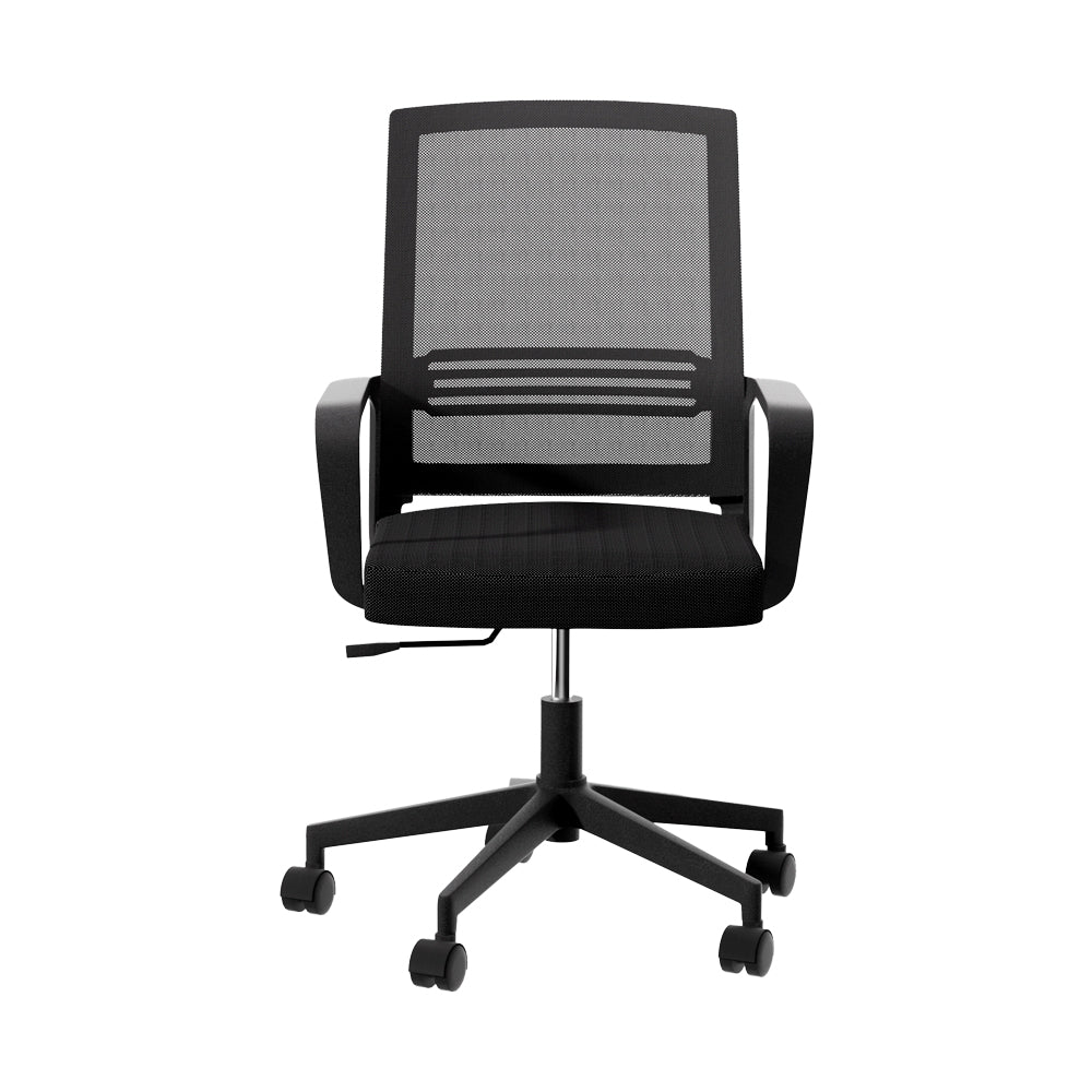 Office & Desk Chairs: Artiss Mesh Office Chair Computer Gaming Desk Chairs Work Study Mid Back Black