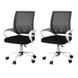Office & Desk Chairs: Artiss 2x Office Chair Mesh Computer Gaming Desk Chairs Work Study Mid Back