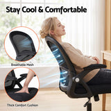 Office & Desk Chairs: Artiss Mesh Office Chair Computer Gaming Desk Chairs Work Study Mid Back