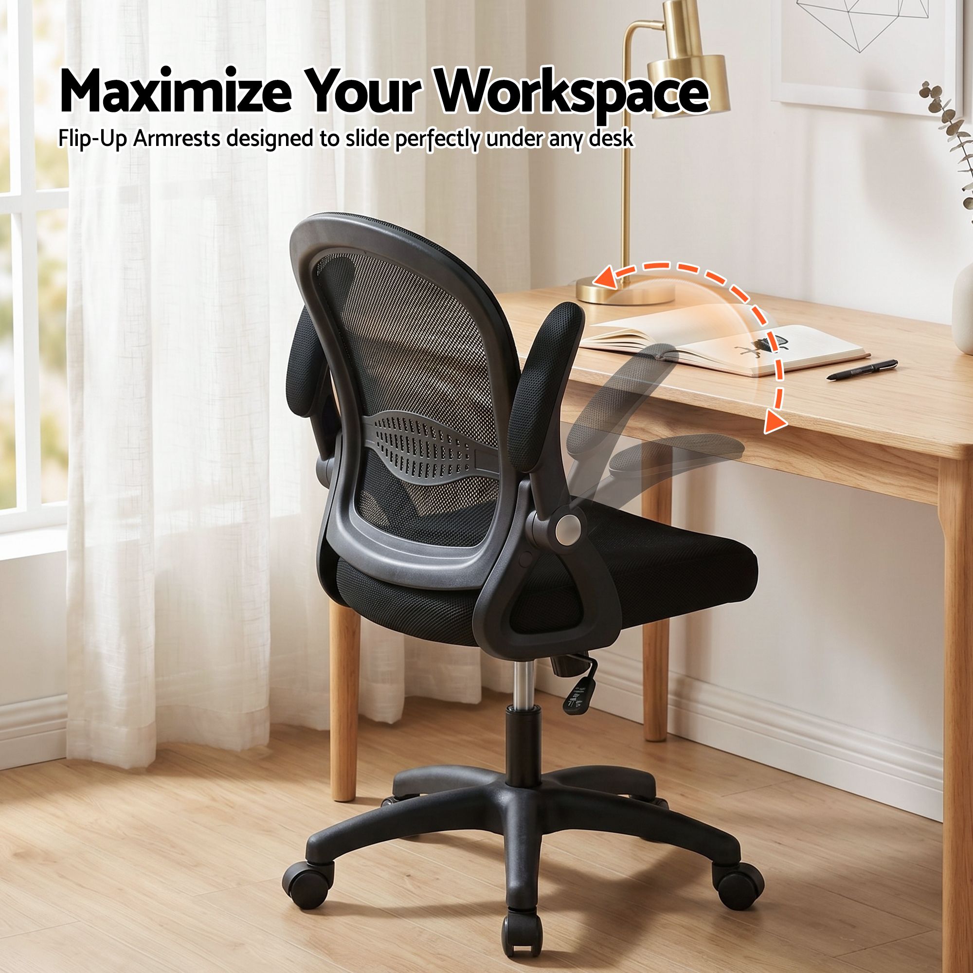 Artiss Mesh Office Chair Computer Gaming Desk Chairs Work Study Mid Back