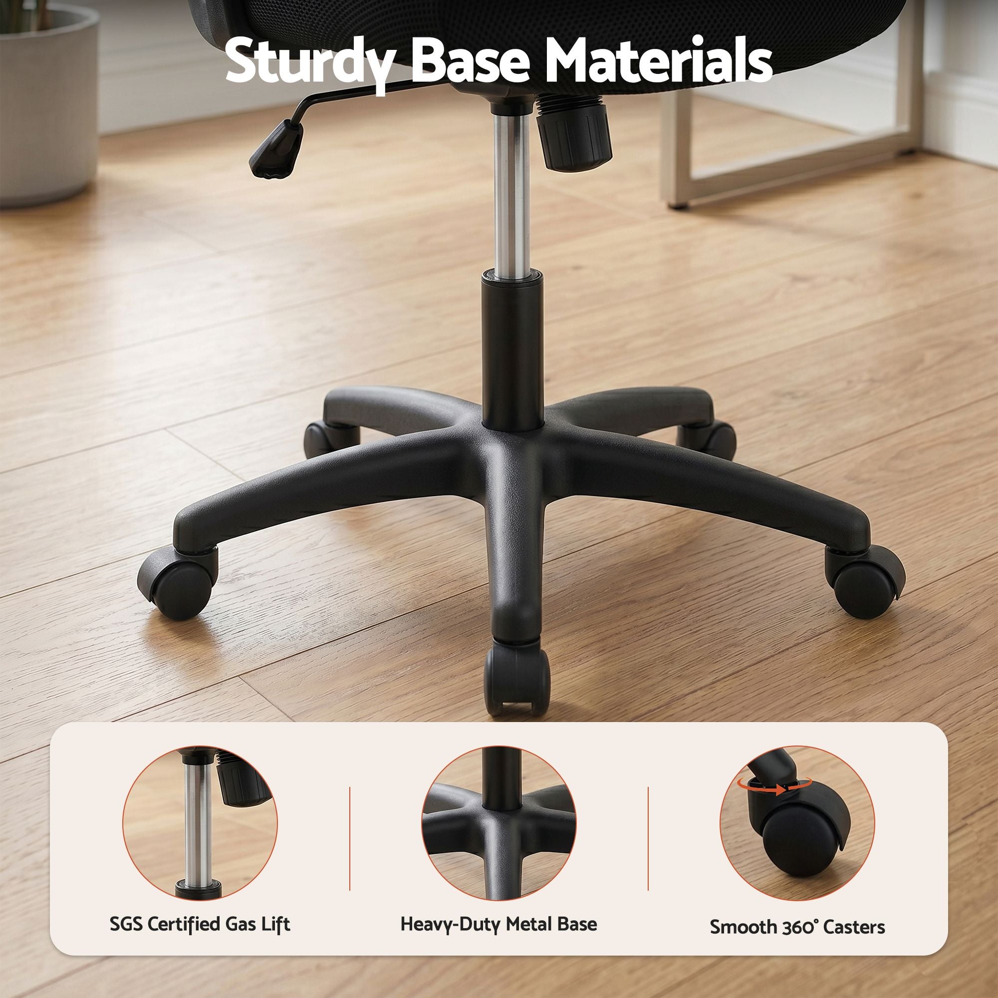 Artiss Mesh Office Chair Computer Gaming Desk Chairs Work Study Mid Back