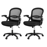 Artiss 2x Mesh Office Chair Computer Gaming Desk Chairs Work Study Mid Back