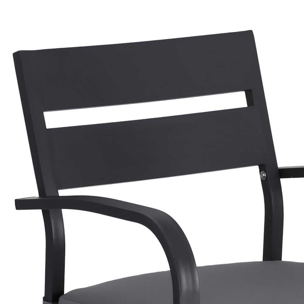 Outdoor Dining Sets: Gardeon Outdoor Bar Set 5-Piece Patio Dining Chairs Aluminium Table Stools