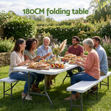 Gardeon 7PCS Outdoor Bar Set Stools Dining Chairs Table Patio Steel Bistro Set Black