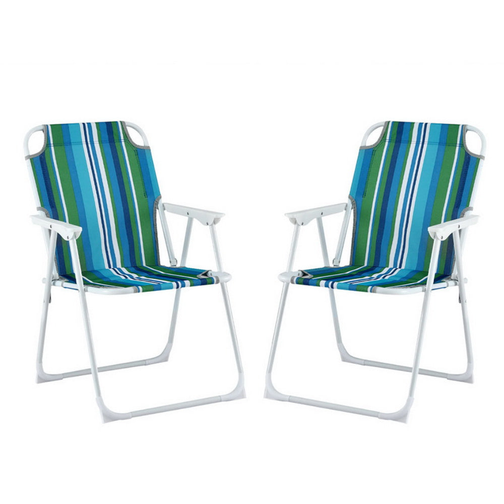 Outdoor Chairs: Gardeon Outdoor Chairs Folding Camping Chair Steel Portable Patio Furniture