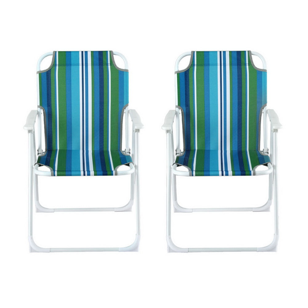 Outdoor Chairs: Gardeon Outdoor Chairs Folding Camping Chair Steel Portable Patio Furniture