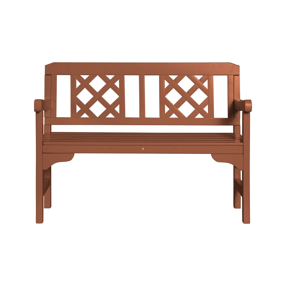 Outdoor Chairs: Gardeon Outdoor Garden Bench Wooden Chair 2 Seat Patio Furniture Lounge Natural