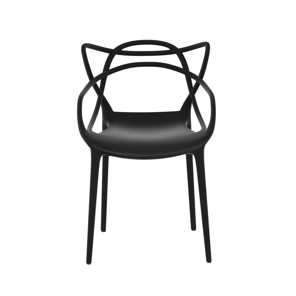 Outdoor Chairs: Gardeon 4PC Outdoor Dining Chairs PP Portable Stackable Chair Patio Furniture
