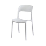 Gardeon 4PC Outdoor Dining Chairs Stackable PP Patio Chair Garden Furniture White