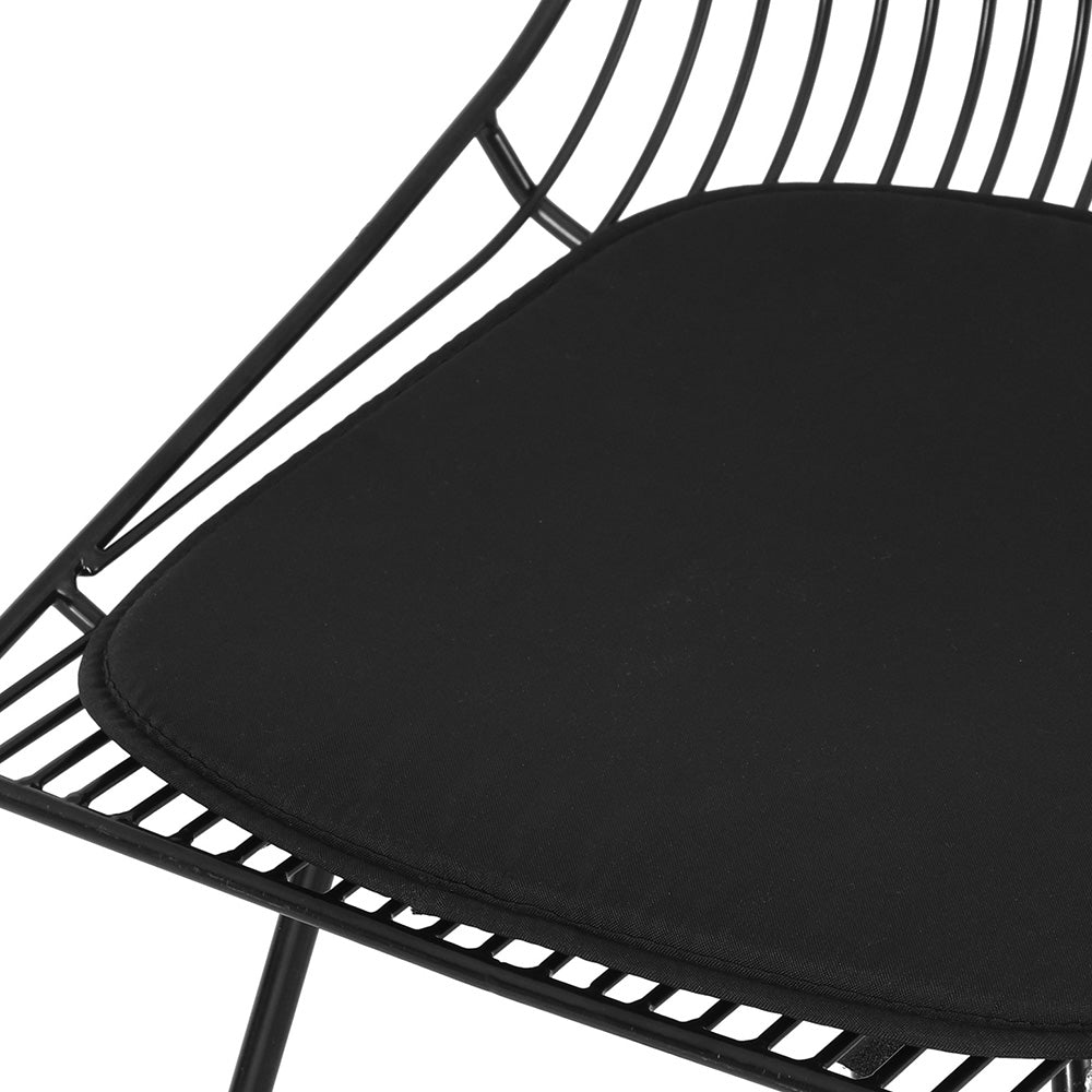 Outdoor Chairs: Gardeon 2PC Outdoor Dining Chairs Steel Lounge Chair Patio Garden Furniture