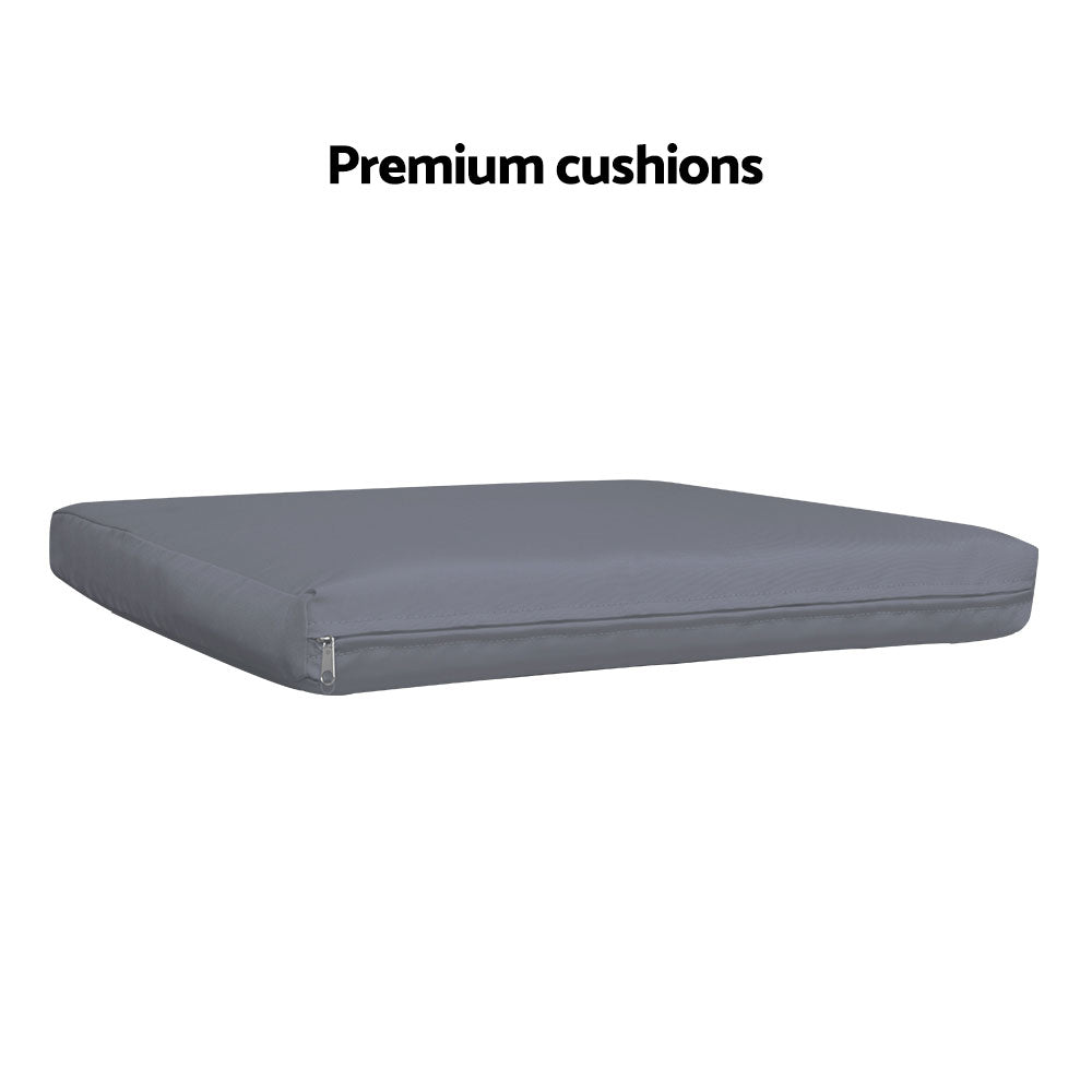 Outdoor Chairs: Gardeon Outdoor Dining Chairs Patio Furniture Rattan Lounge Chair Cushion Felix