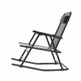 Outdoor Chairs: Gardeon Outdoor Rocking Chair Folding Reclining Recliner Patio Furniture Garden