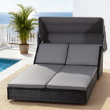 Sofas & Sofa Beds: Gardeon Outdoor Day Bed Sun Lounge Setting Wicker Lounger Patio Furniture