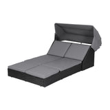 Sofas & Sofa Beds: Gardeon Outdoor Day Bed Sun Lounge Setting Wicker Lounger Patio Furniture
