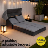 Sofas & Sofa Beds: Gardeon Outdoor Day Bed Sun Lounge Setting Wicker Lounger Patio Furniture