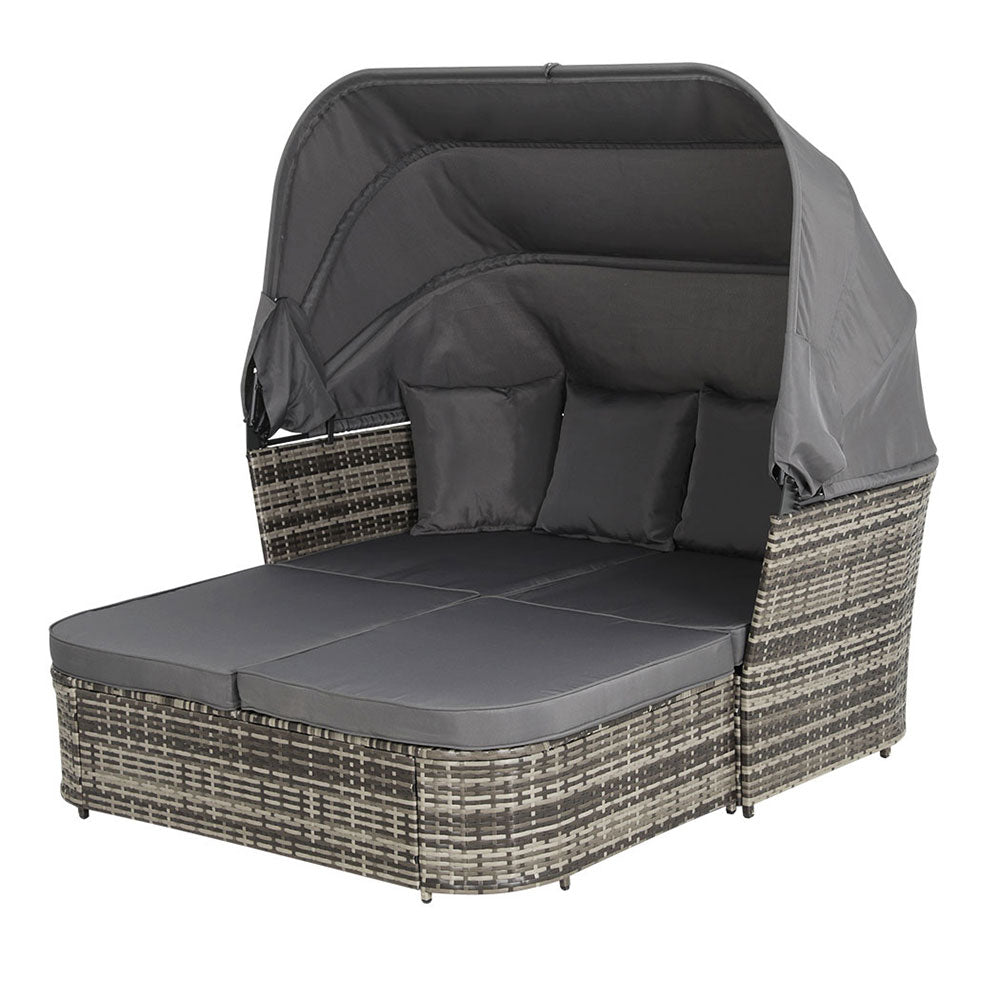 Outdoor Chairs: Gardeon Outdoor Sun Lounge Setting Patio Furniture Wicker Sofa Garden Day Bed