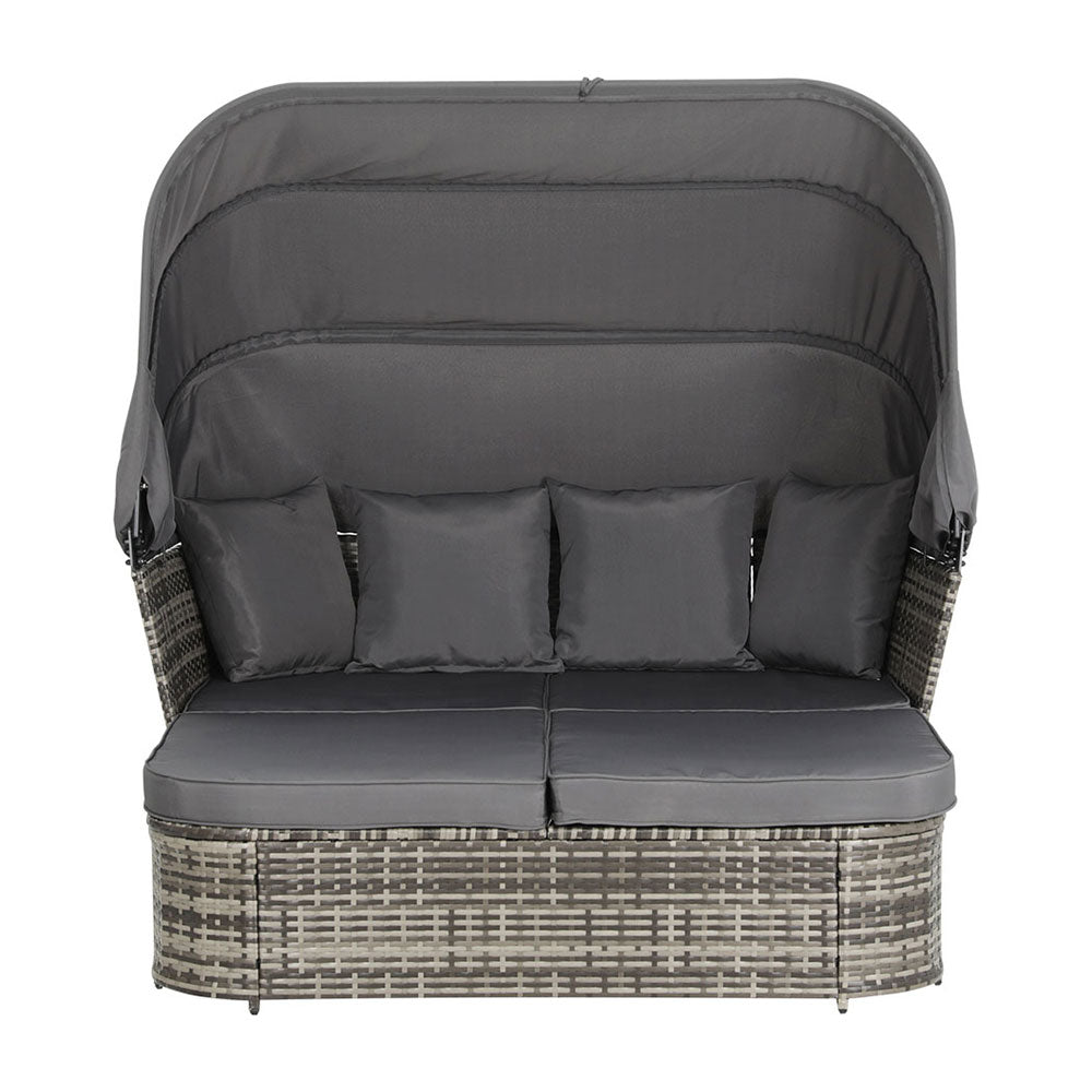 Outdoor Chairs: Gardeon Outdoor Sun Lounge Setting Patio Furniture Wicker Sofa Garden Day Bed