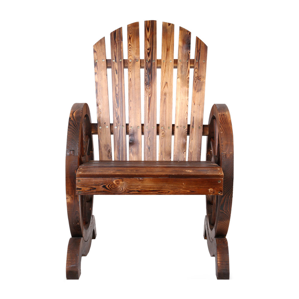 Outdoor Chairs: Gardeon Wooden Wagon Chair Outdoor