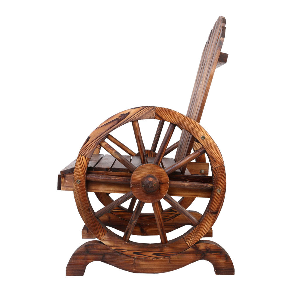Outdoor Chairs: Gardeon Wooden Wagon Chair Outdoor