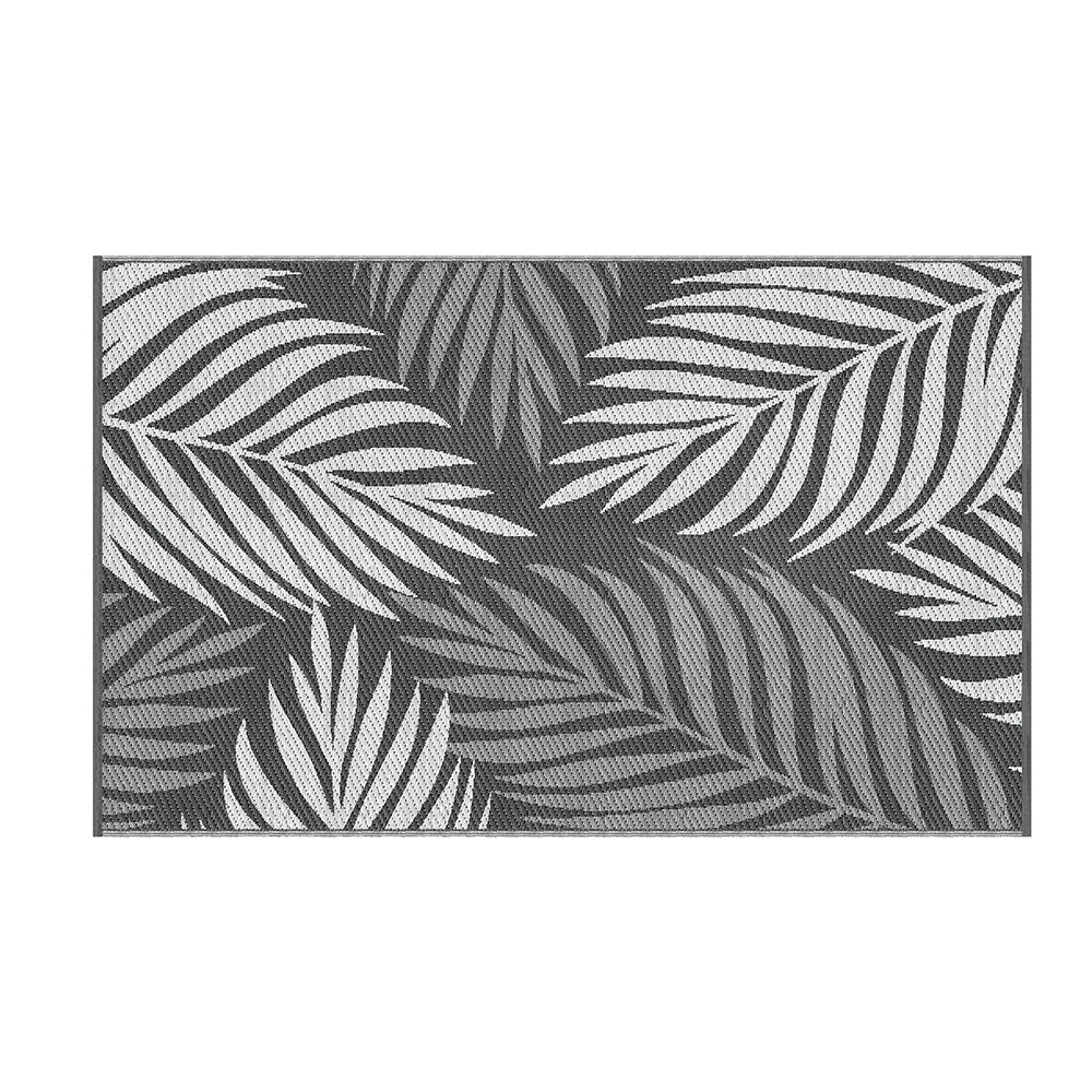 Outdoor Rugs: Gardeon Outdoor Rugs 152x244cm Large Carpet Reversible Area Mat PP Dual-Sided Patio Rug Leaf