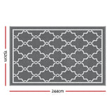 Gardeon Outdoor Rugs 152x244cm Large Carpet Reversible Area Mat PP Dual-Sided Patio Rug Maroc