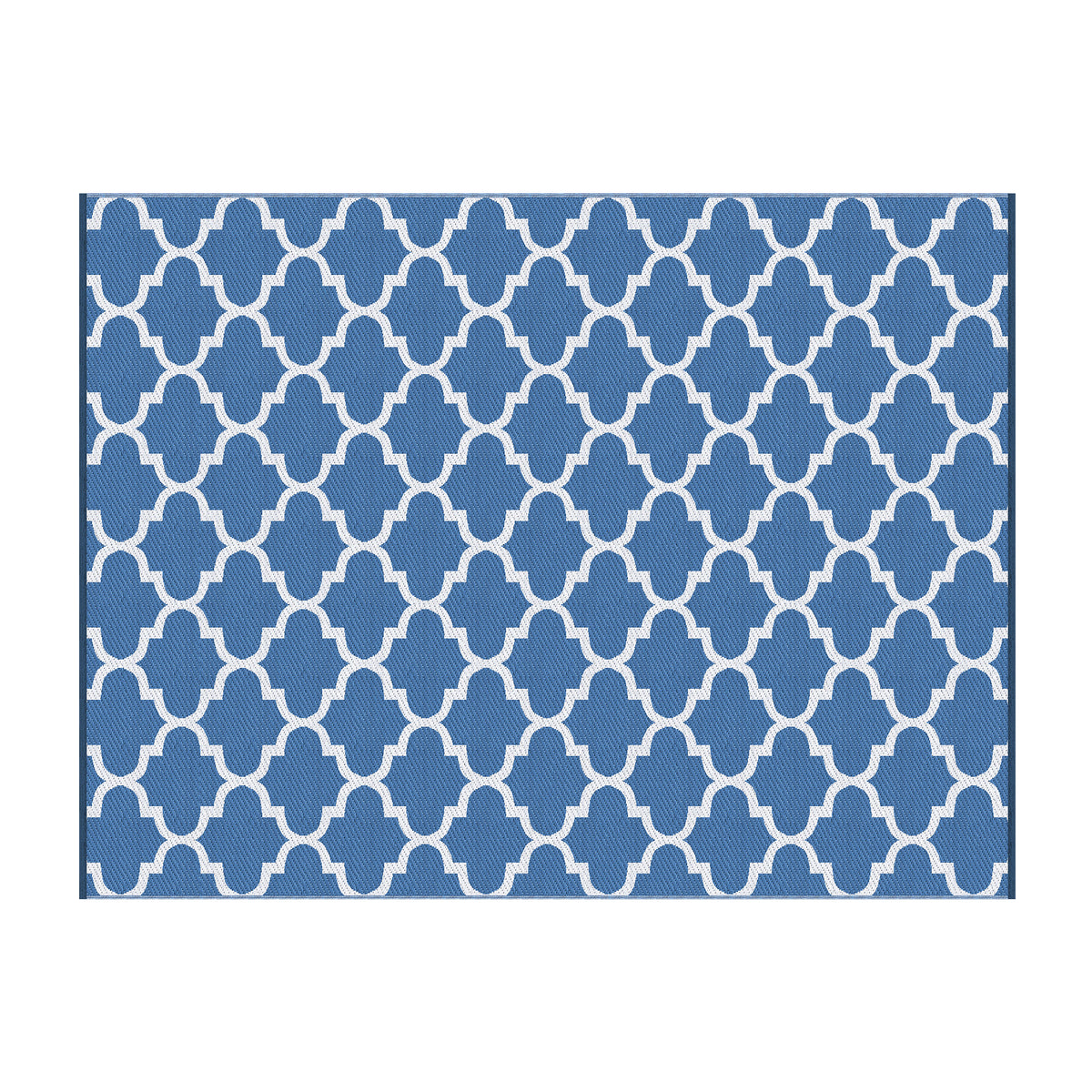 Gardeon Outdoor Rugs 274x366cm Large Carpet Reversible Area Mat PP Dual-Sided Patio Rug Blue