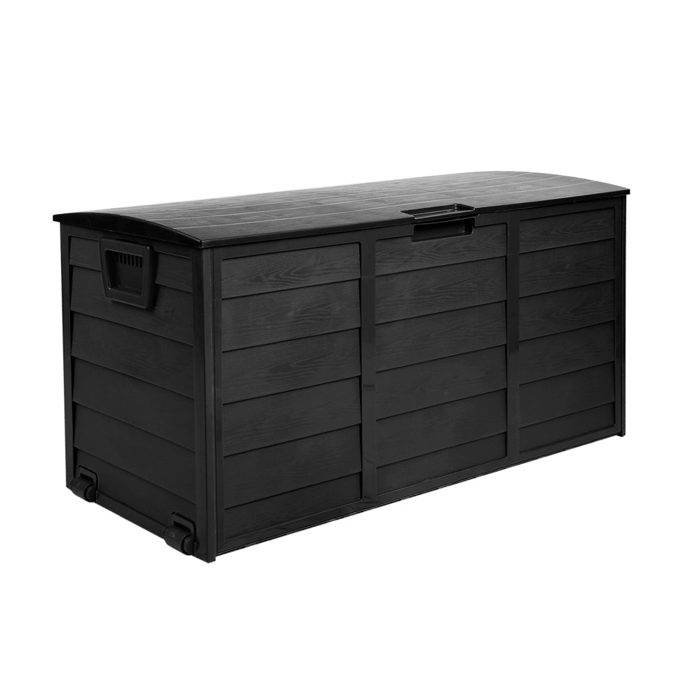 Outdoor Sofas & Lounge Sets: Gardeon Outdoor Storage Box 290L Lockable Organiser Garden Deck Shed All Black