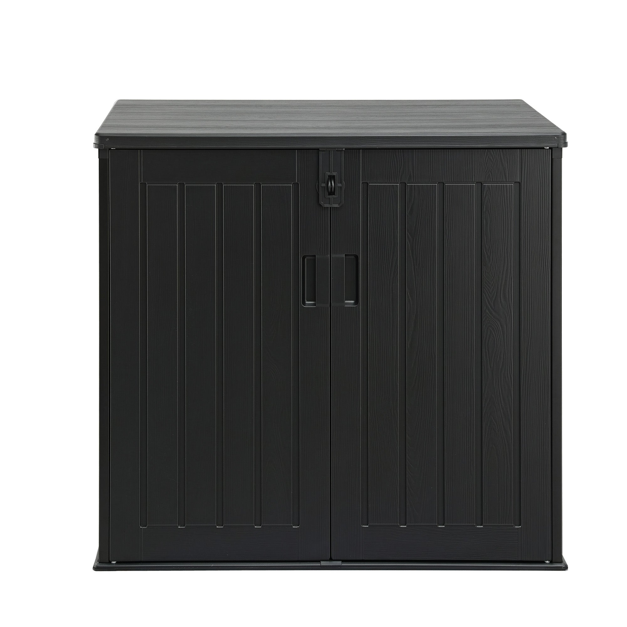 Gardeon Outdoor Storage Box 775L Container Lockable Cabinet Tool Organizer Shed Black