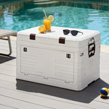 Outdoor Storage Boxes: Gardeon 80L Outdoor Storage Box Foldable Camping Collapsible Bins Organizer