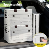 Outdoor Storage Boxes: Gardeon 80L Outdoor Storage Box Foldable Camping Collapsible Bins Organizer