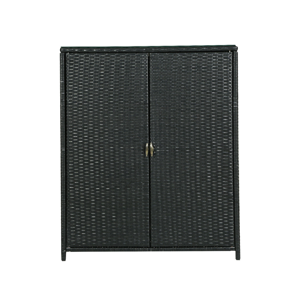 Gardening Accessories: Gardeon Outdoor Storage Cabinet Box Garage Wicker Shelf Chest Garden Shed Tools