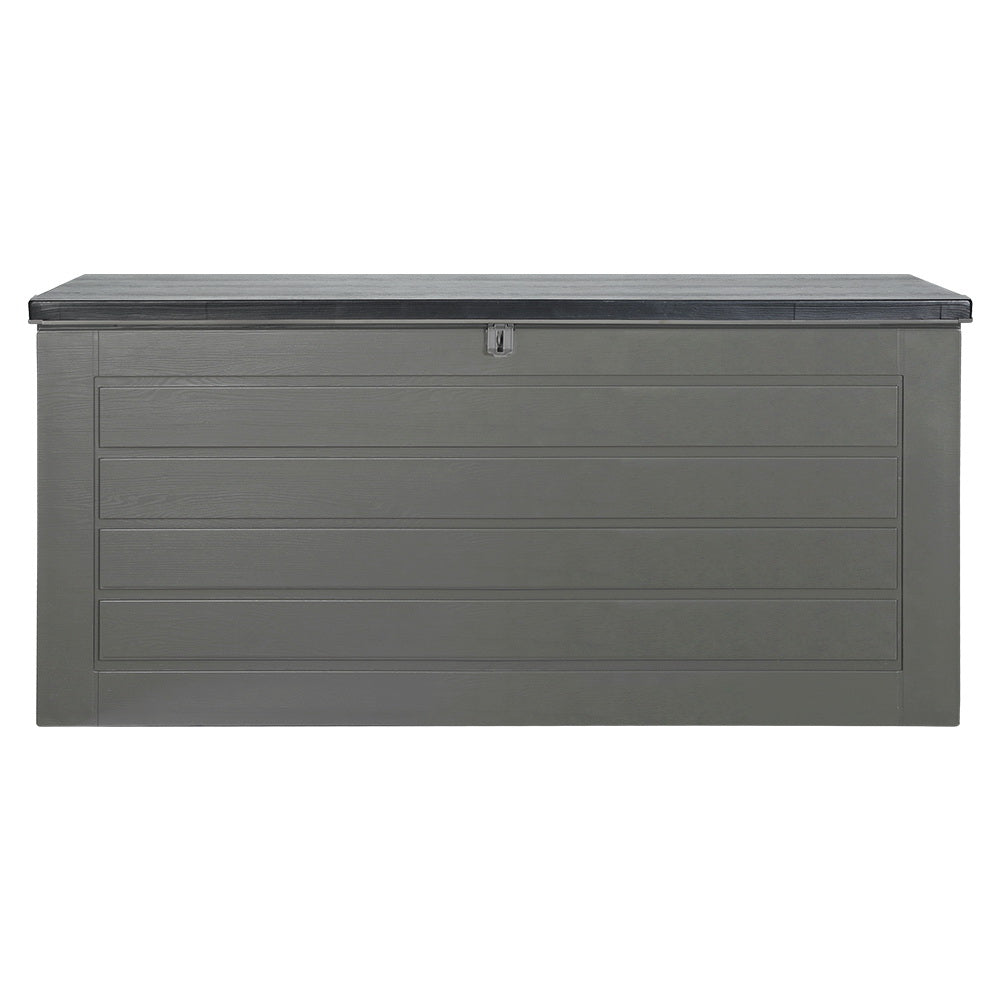 Outdoor Storage Boxes: Gardeon Outdoor Storage Box 680L Container Lockable Garden Bench Tool Shed Black