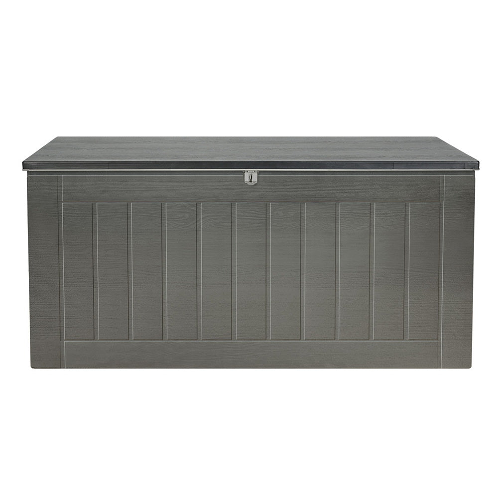 Outdoor Storage Boxes: Gardeon Outdoor Storage Box 830L Container Lockable Garden Bench Tool Shed Black