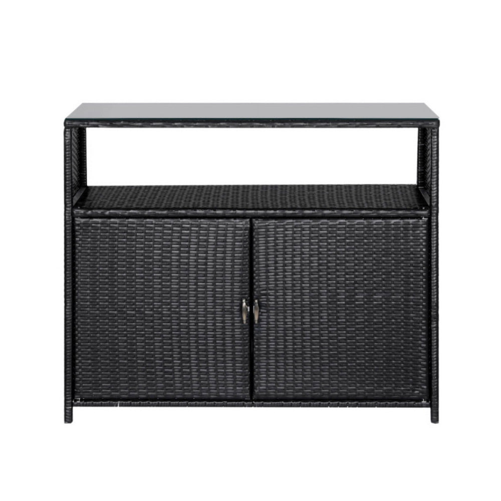Outdoor Storage Boxes: Gardeon Outdoor Storage Cabinet Box Garage Wicker Shed Tools Shelf Chest Garden