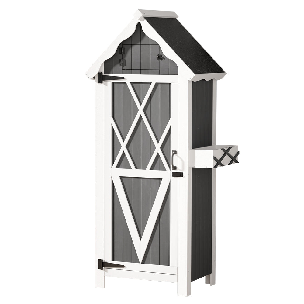 Outdoor Chairs: Gardeon Outdoor Storage Cabinet Shed Box Wooden Shelf Chest Garden Furniture