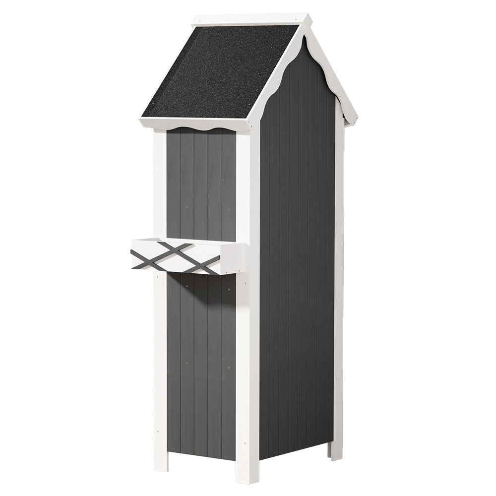 Outdoor Chairs: Gardeon Outdoor Storage Cabinet Shed Box Wooden Shelf Chest Garden Furniture