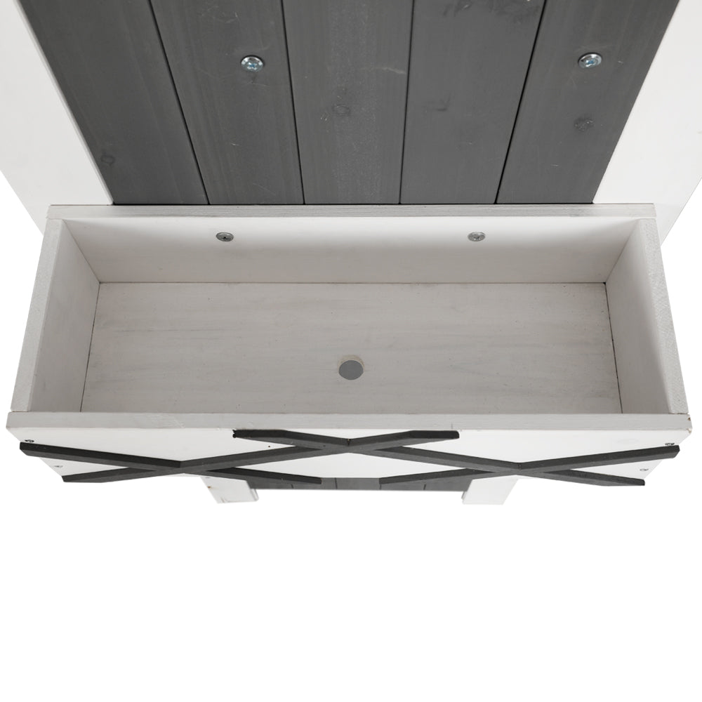 Outdoor Chairs: Gardeon Outdoor Storage Cabinet Shed Box Wooden Shelf Chest Garden Furniture
