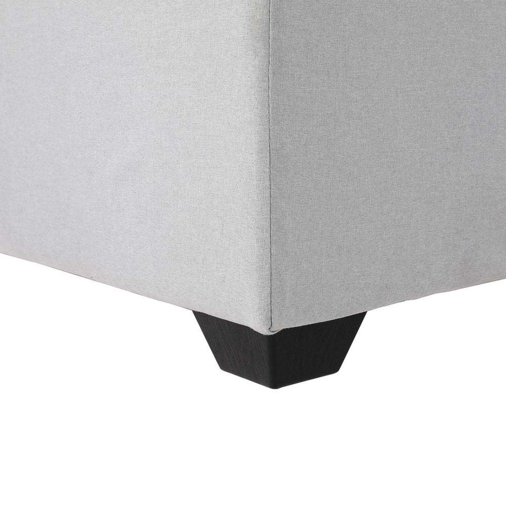 Sofas & Sofa Beds: Artiss Ottoman Storage Sofa Bed 112cm Foldable Grey