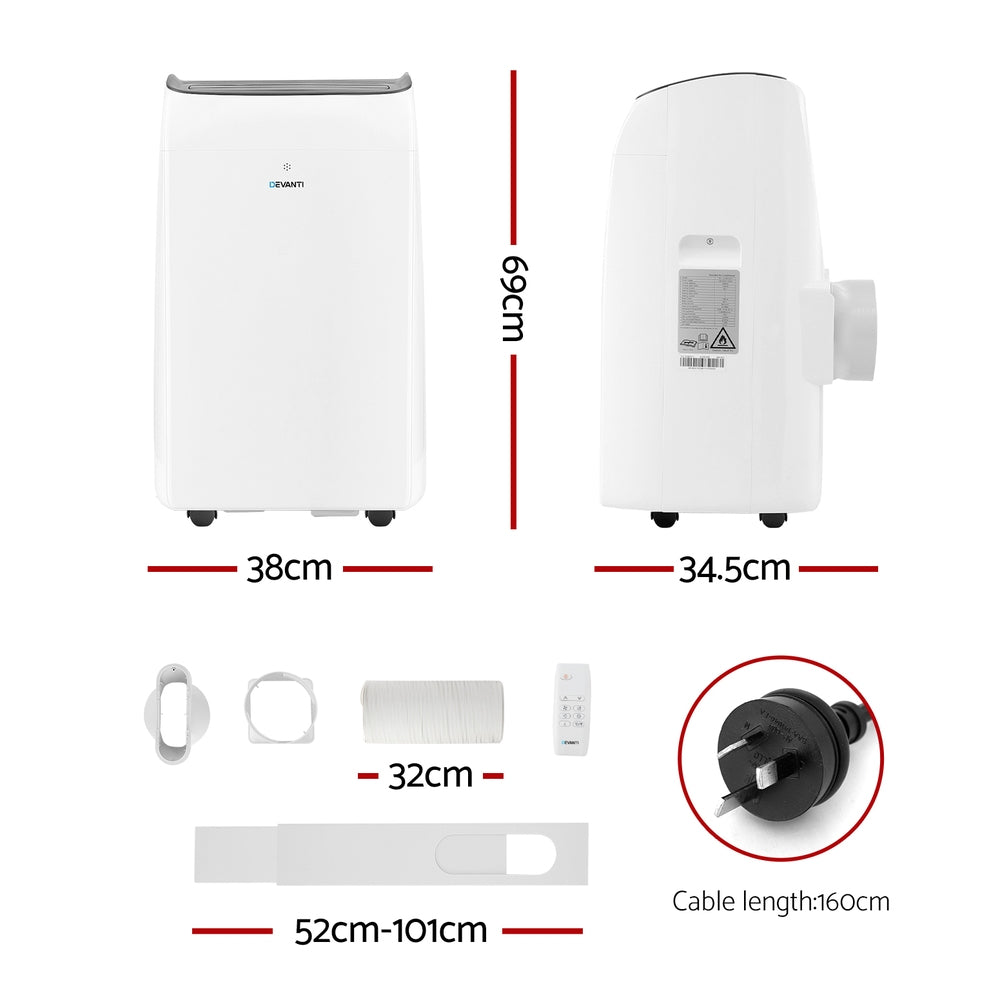 Air Conditioner Accessories: Devanti 12000BTU Portable Air Conditioner