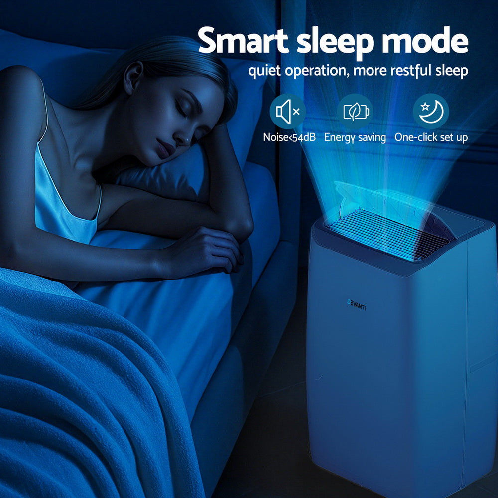 Portable Air Conditioners: Devanti Portable Air Conditioner Dehumidifier Fan 14000BTU