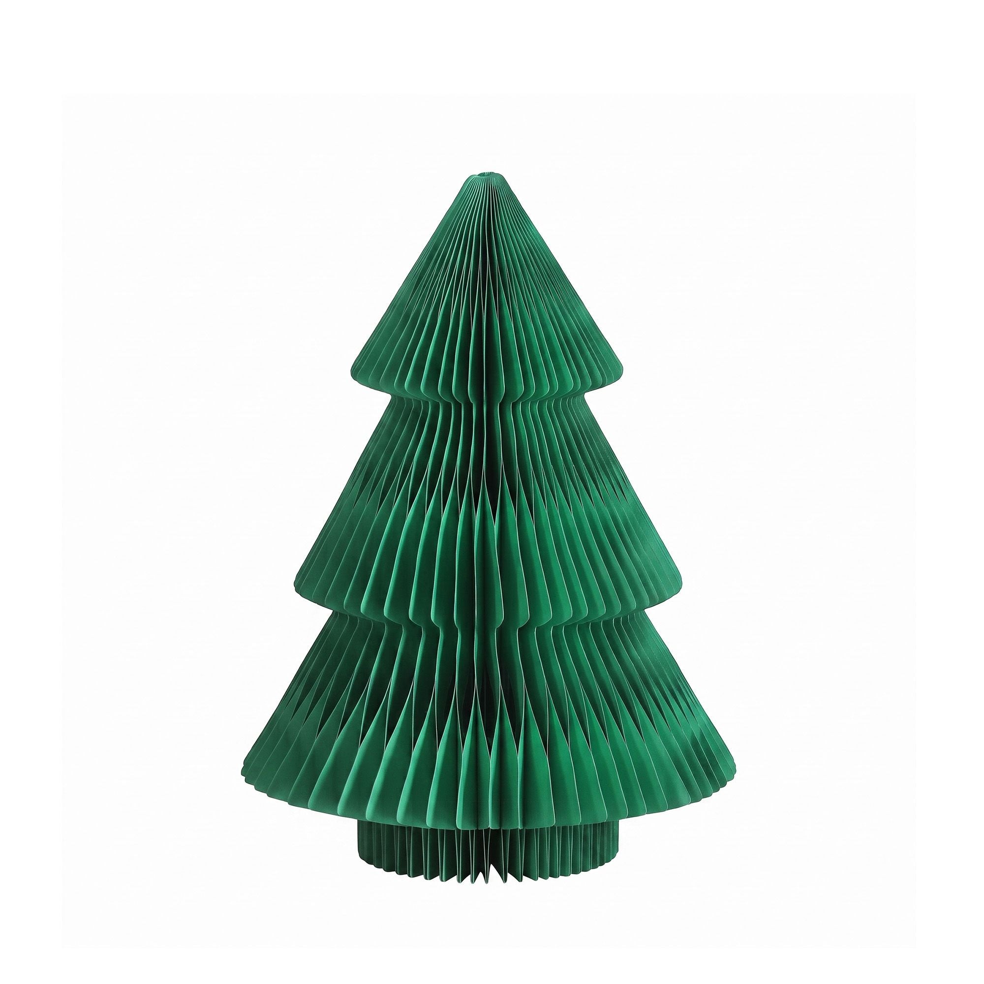 Jingle Jollys Paper Christmas Tree 47CM w/ Star Topper Xmas Decor Tabletop Green DIY Ornament Set