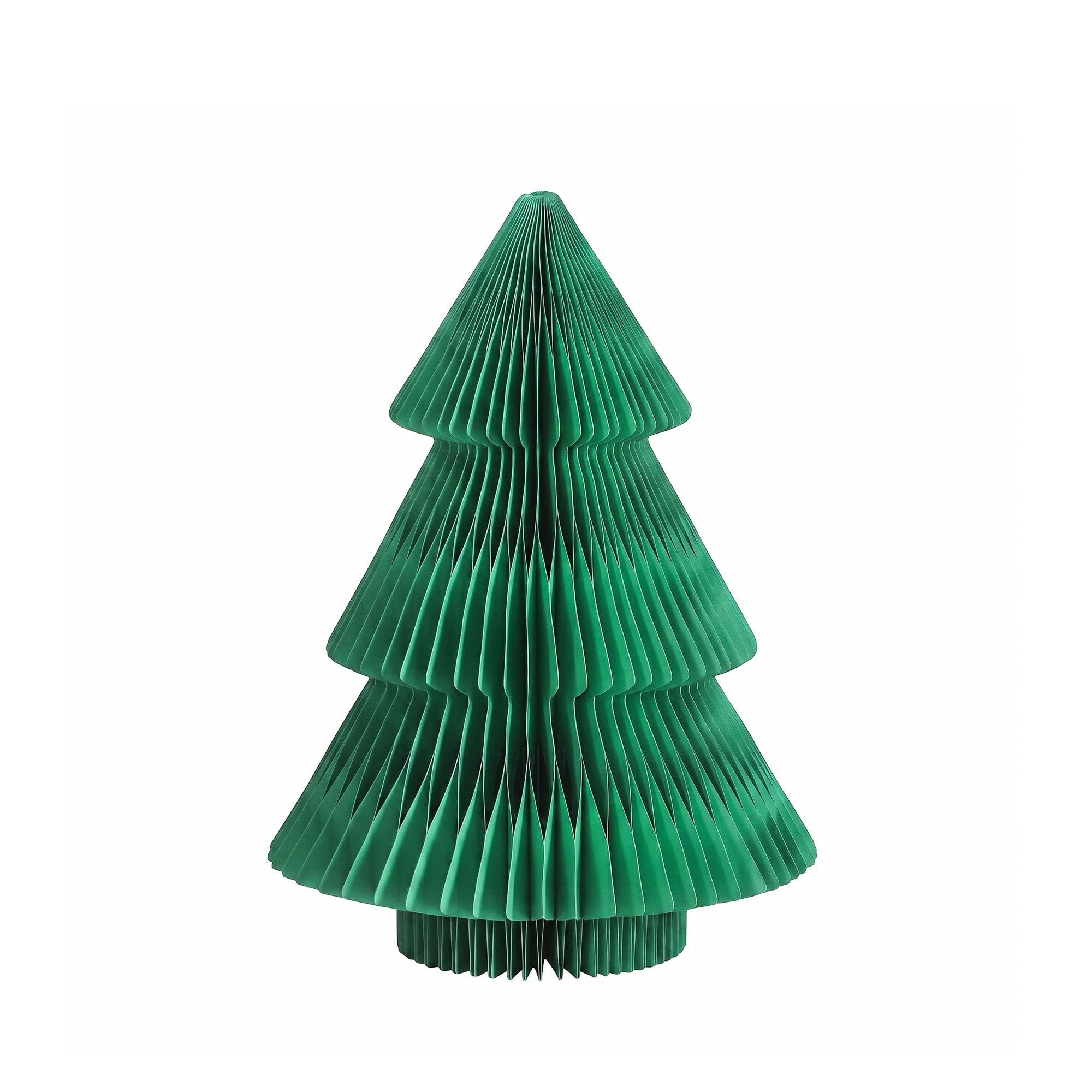 Jingle Jollys Paper Christmas Tree 61 CM w/ Star Topper Xmas Decor Tabletop Green DIY Ornament Set