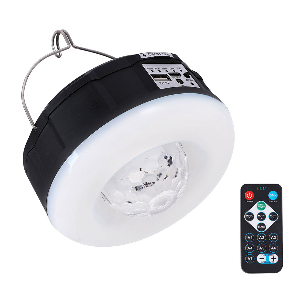 Camping Lights & Lanterns: Gardeon Solar Party Light Projector LED RGB Portable Camping Lamp Rechargeable