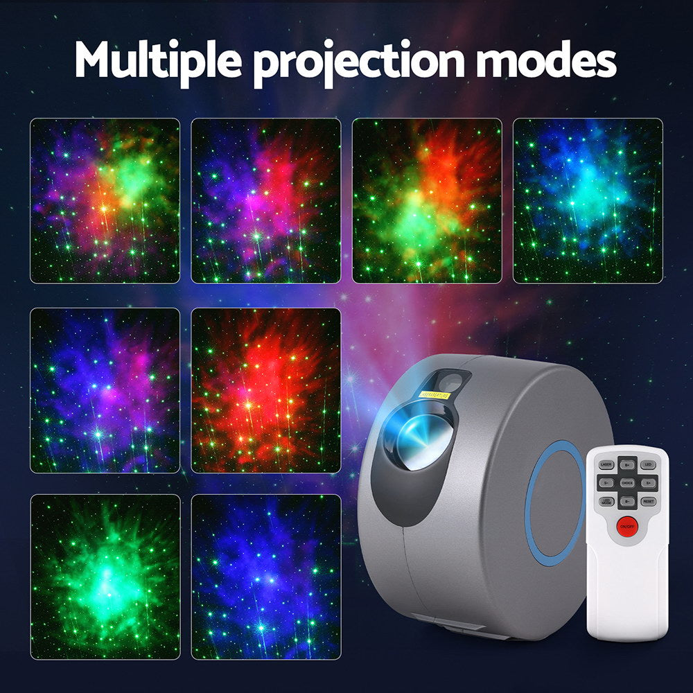 Coloured Lights: Gardeon Projector Party Light LED Starry Sky Galaxy Laser Projection Night Lamp