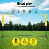 Pickleball: Everfit 10ft Portable Pickle Ball Net Adjustable Multi-Sport for Badminton Tennis Pickleball Volleyball