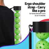 Pickleball: Everfit 12PC Pickleball Collector Set Multi-Ball Retriever Portable Storage Adjustable Strap