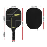 Outdoor Play Equipment: Everfit 2PCS Pickleball Paddles Set Outdoor Pickle Balls Rackets with Cover Bag Training